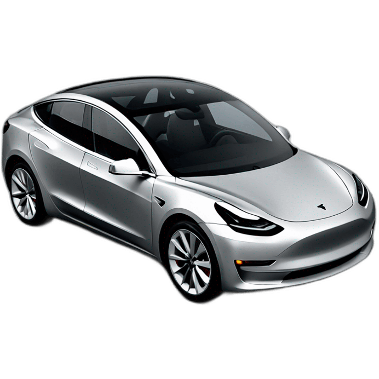 tesla model 3 emoji