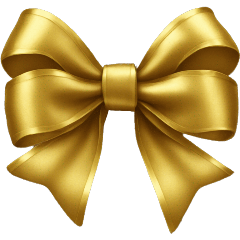 gold bow emoji