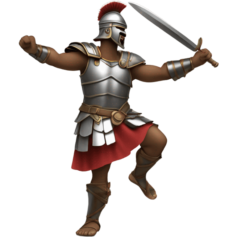 Dancing gladiator emoji