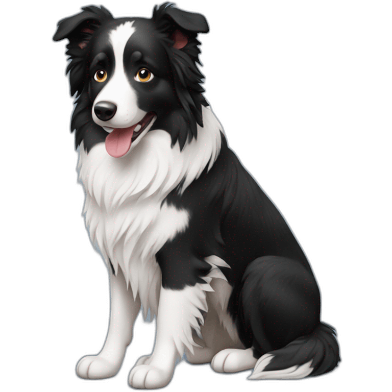 Border collie emoji