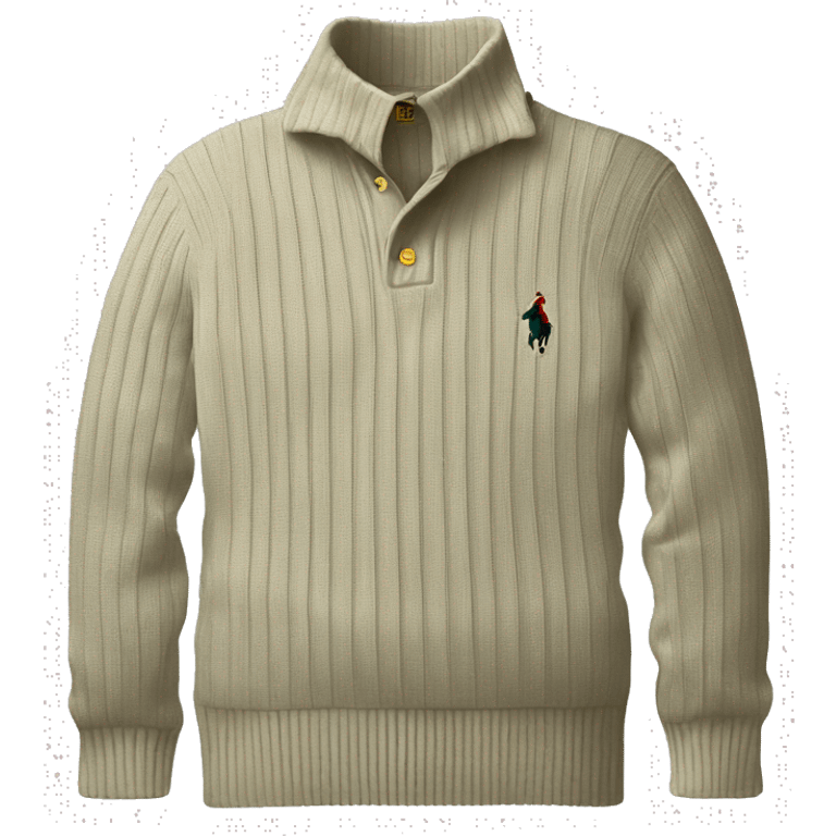 Ralph Lauren polo sweater emoji