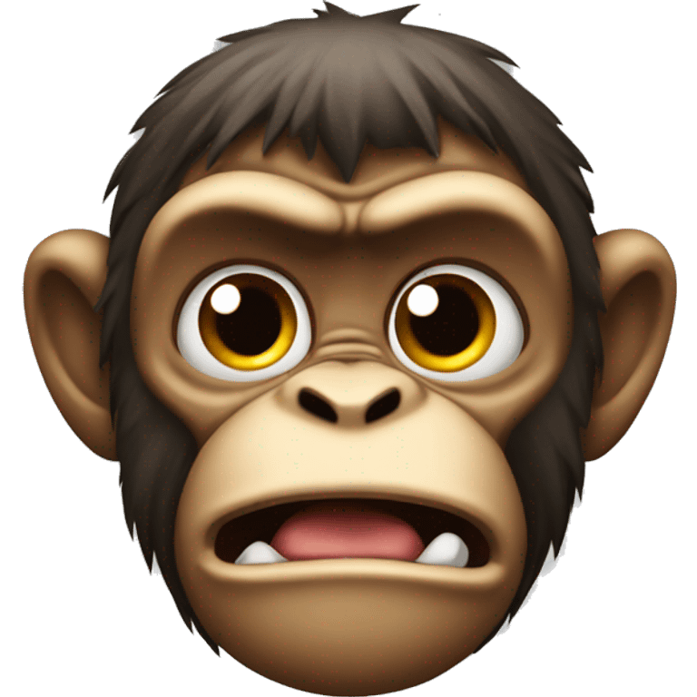 angry monkey emoji