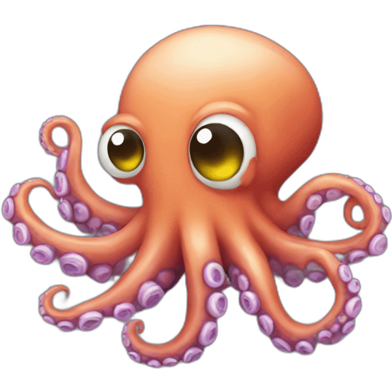 Octopus random colors emoji