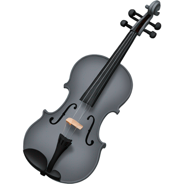 grey violin emoji