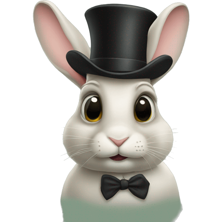 rabbit with a monocle emoji