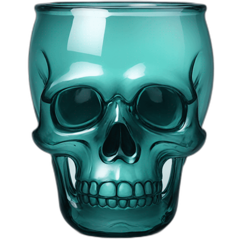 glass skull vase emoji