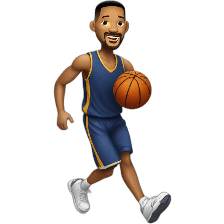 Will smith play basketball woohoo a ball emoji