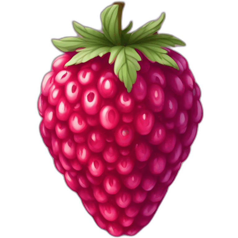 Fraise framboise myrtille emoji