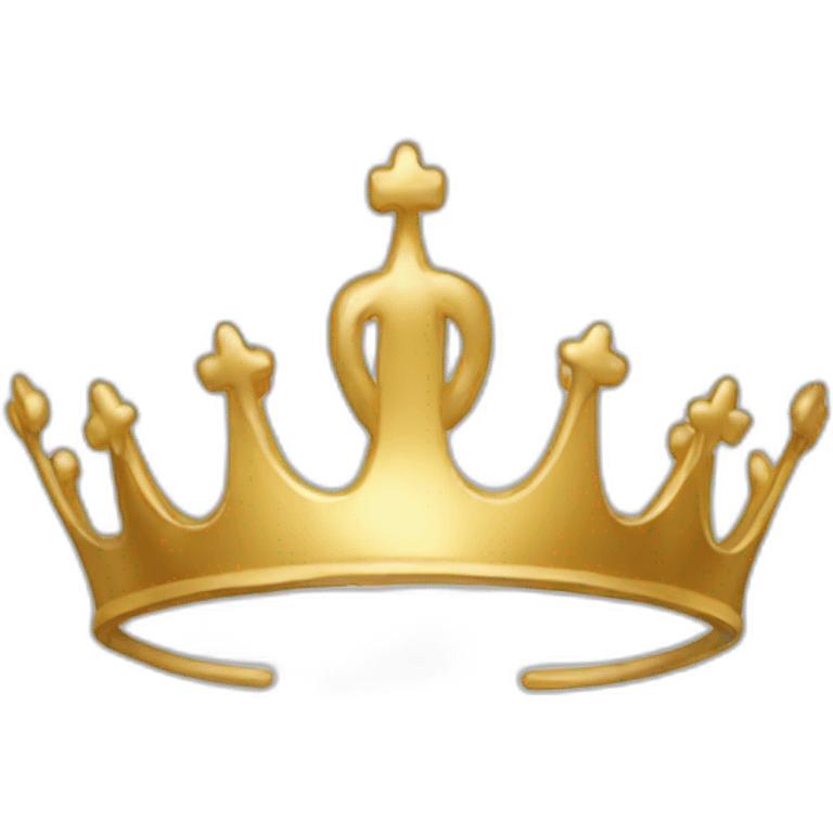 christmas Gold Crown emoji