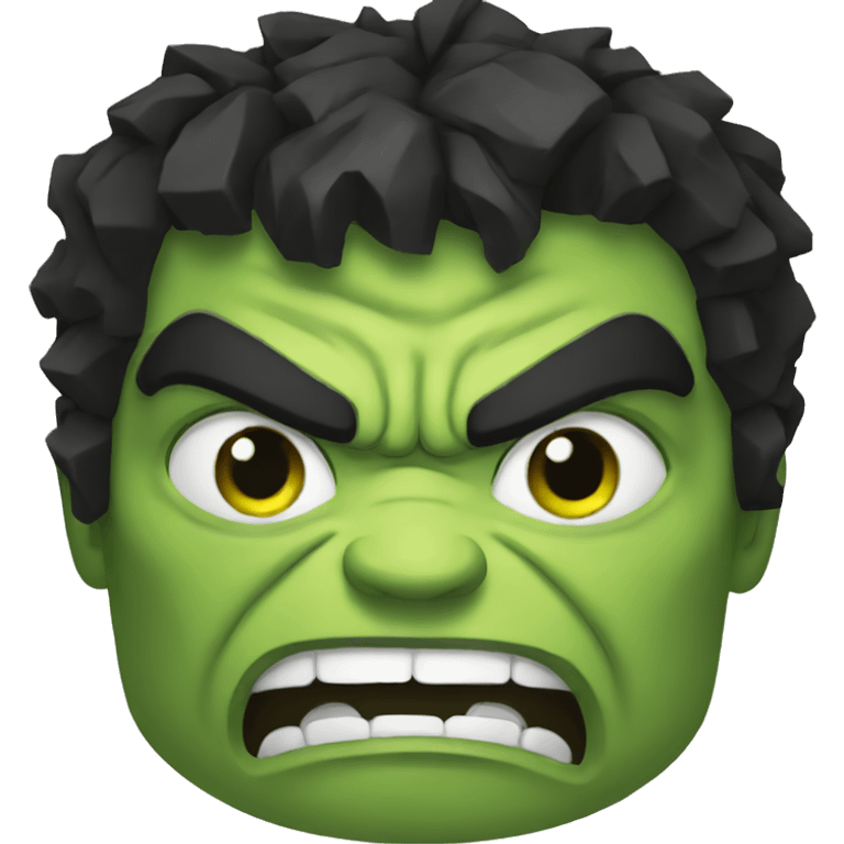 Hulk angry emoji