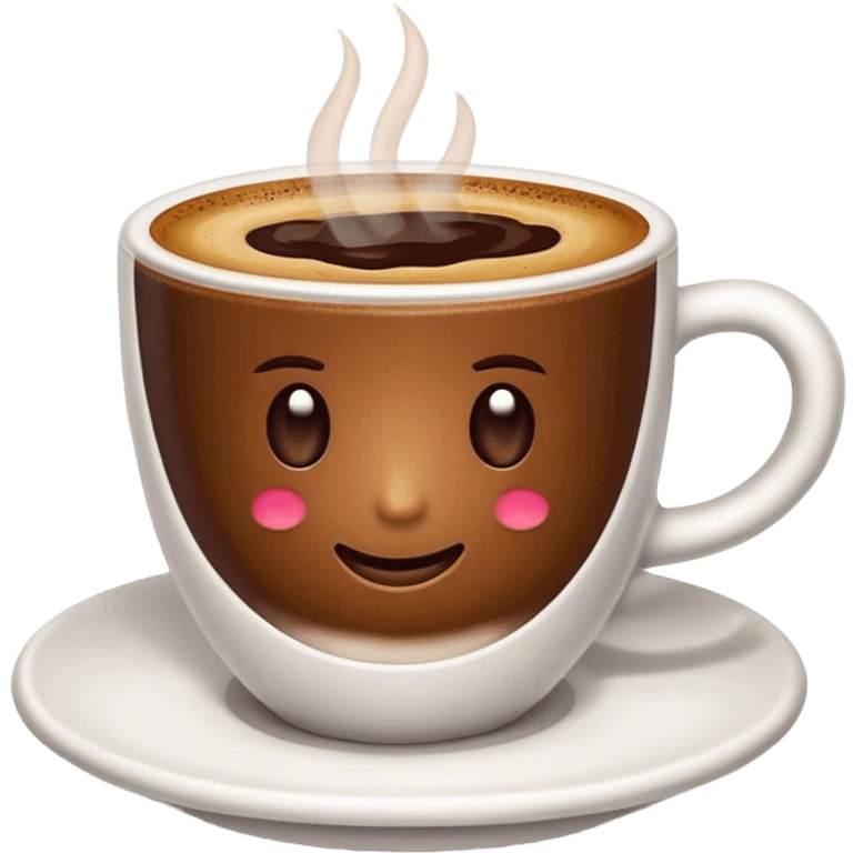 Cinematic Realistic Turkish Coffee Drink Emoji, depicted as a small cup of strong, aromatic coffee with thick foam rendered with detailed textures and warm, inviting lighting. emoji