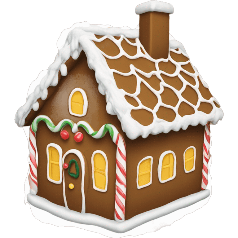 gingerbread house emoji