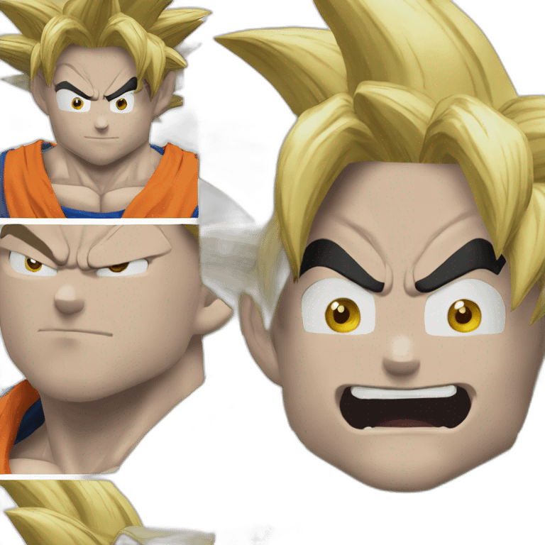 Goku qui a fais saigner jiren emoji