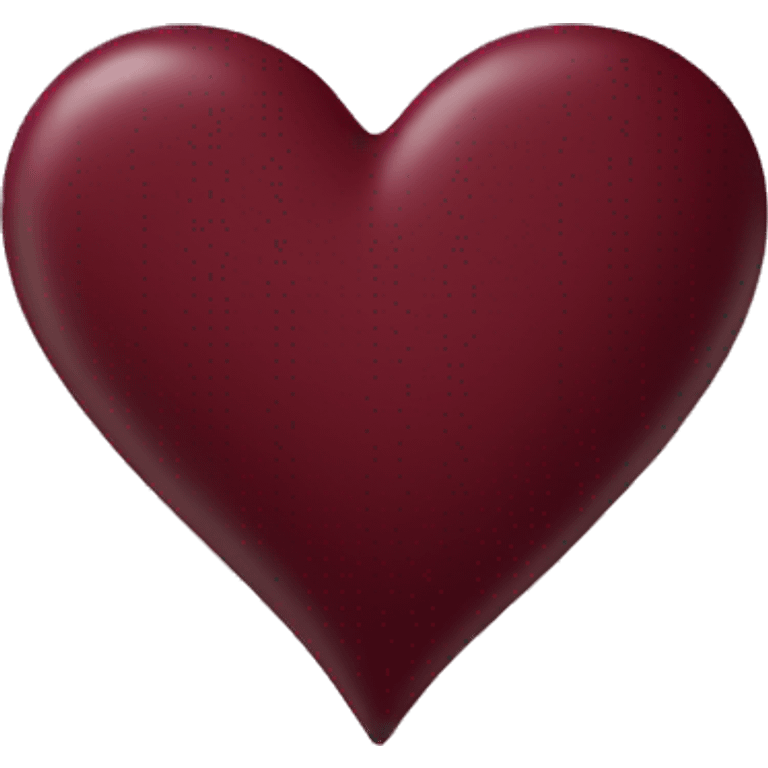 maroon heart emoji