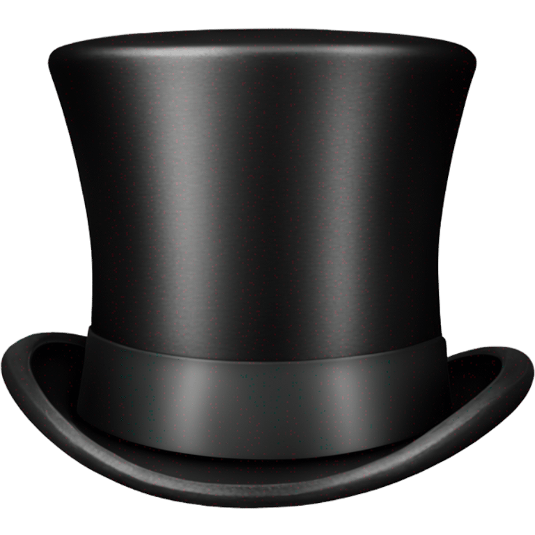 realistic top hat emoji