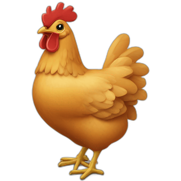 Un poulet bien croustillant emoji