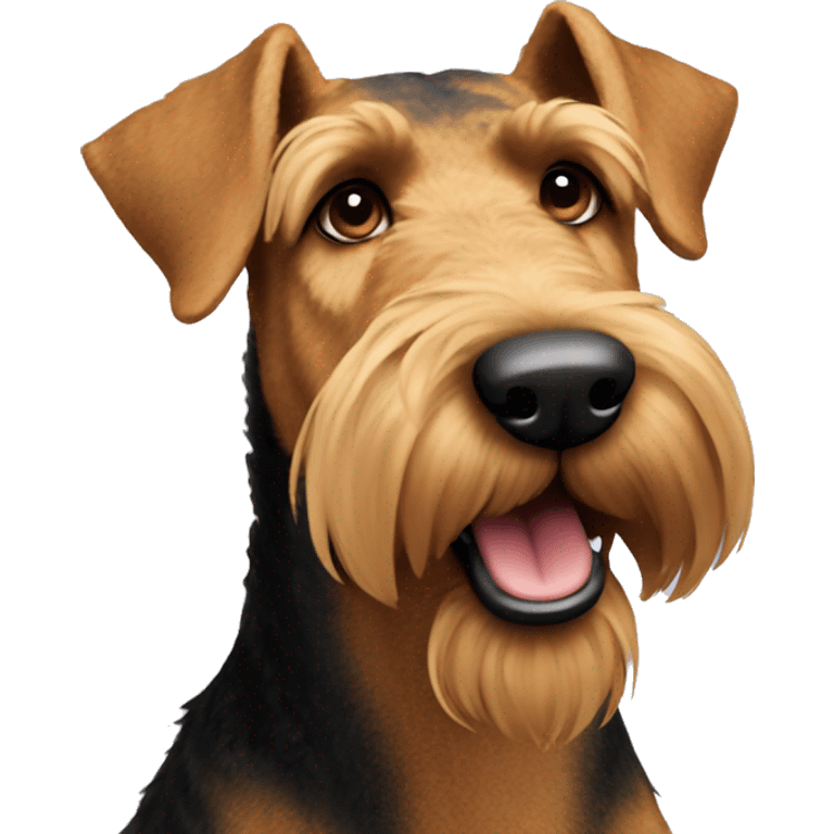 Airedale terrier emoji