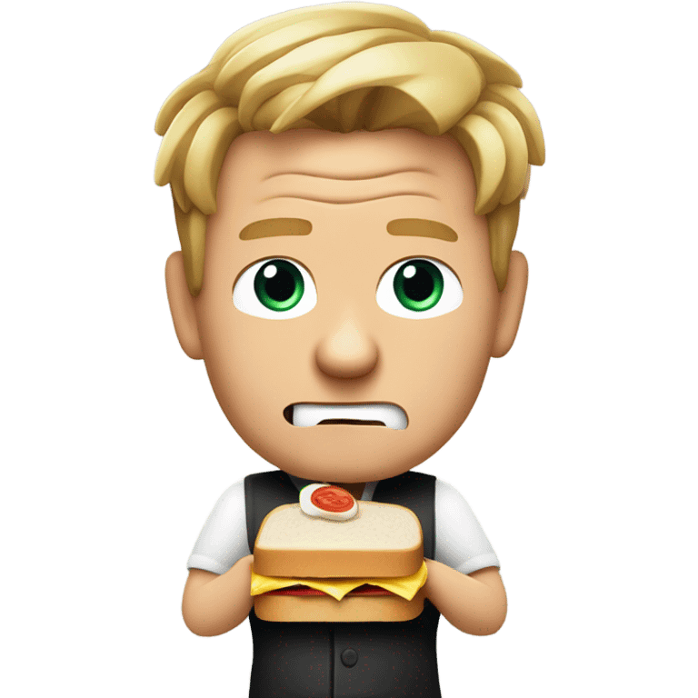 gordon ramsey, sandwhitch  emoji