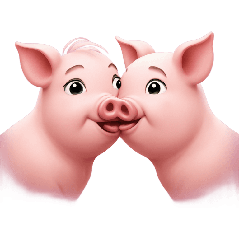 Pig kiss emoji