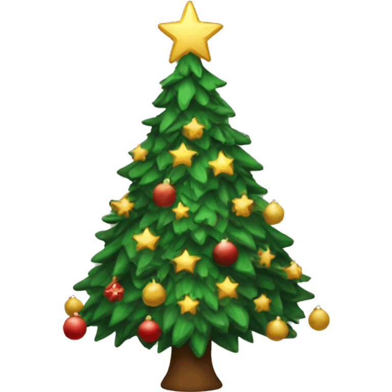 An aesthetic Christmas tree  emoji