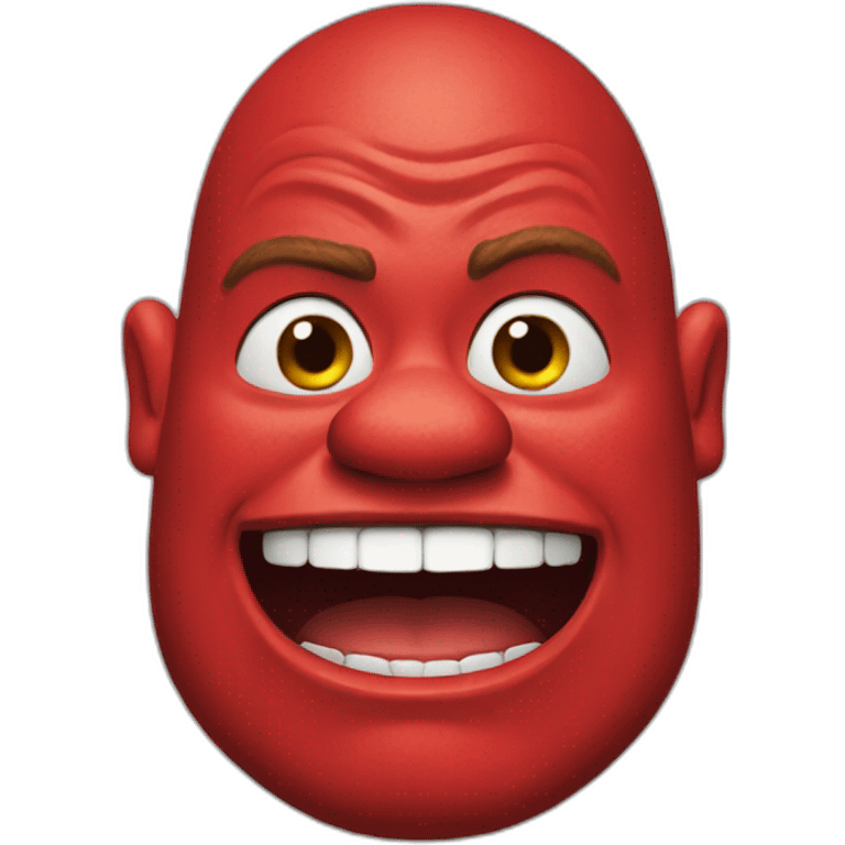 red-shrek emoji