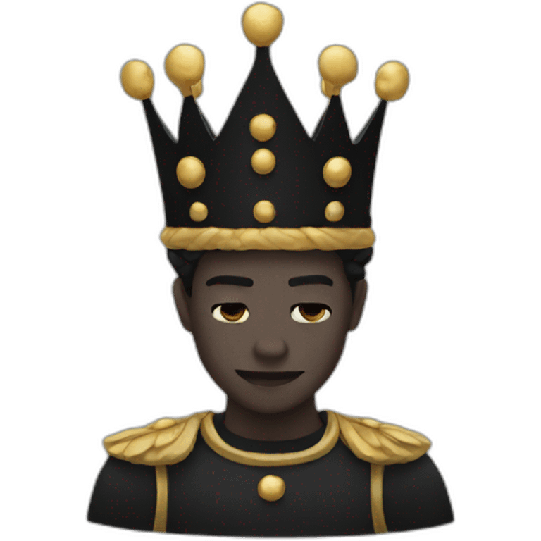 Black crown emoji