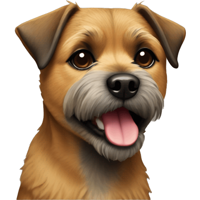 Border terrier dog emoji