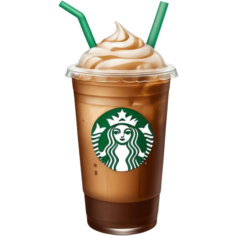 Iced Starbucks coffe emoji