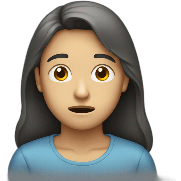 Personne qui pleure emoji