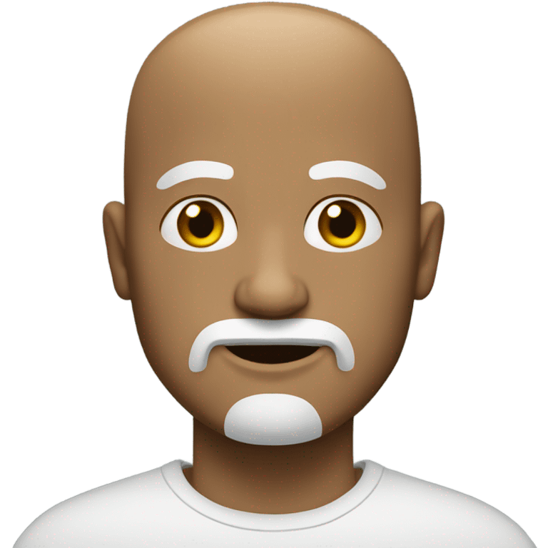 OMG bald man with white goatee  emoji