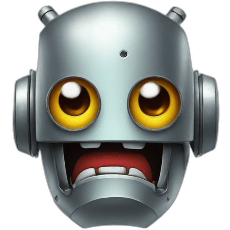 Angry robot emoji