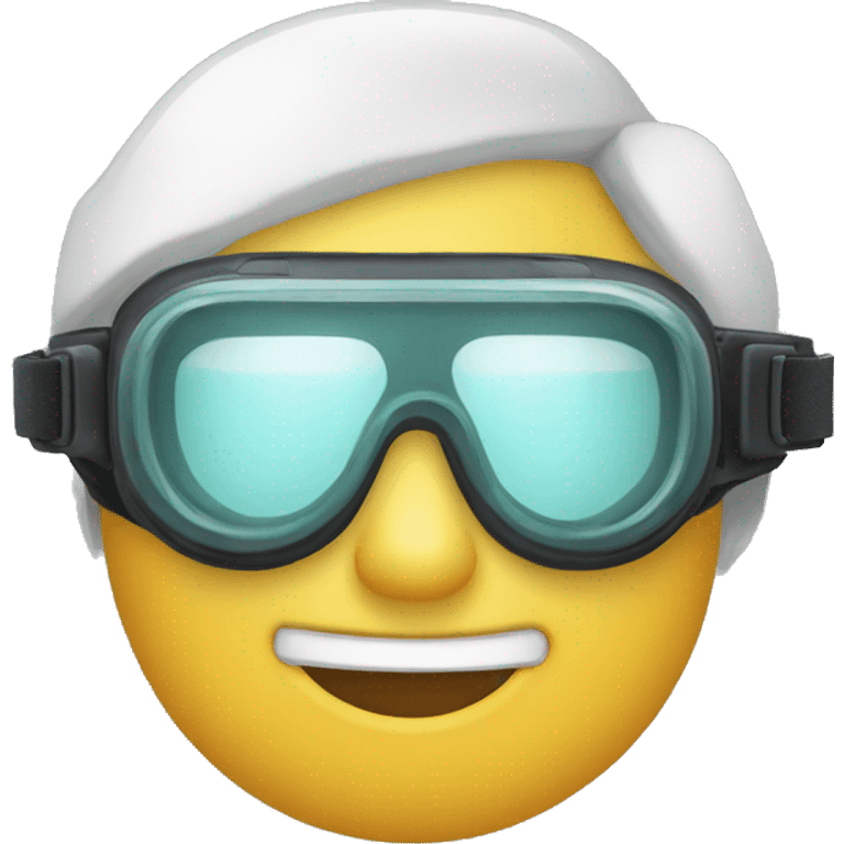 goggles for laboratory (with no person) emoji