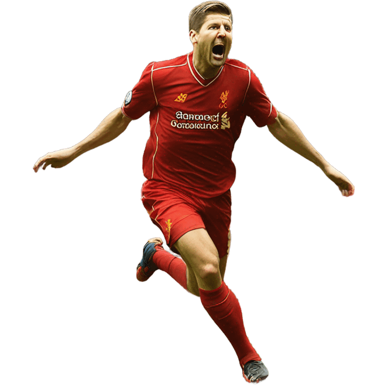 Steven Gerrard scoring at Anfield emoji