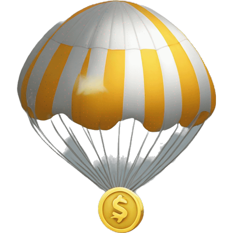 airdrop with coin emoji