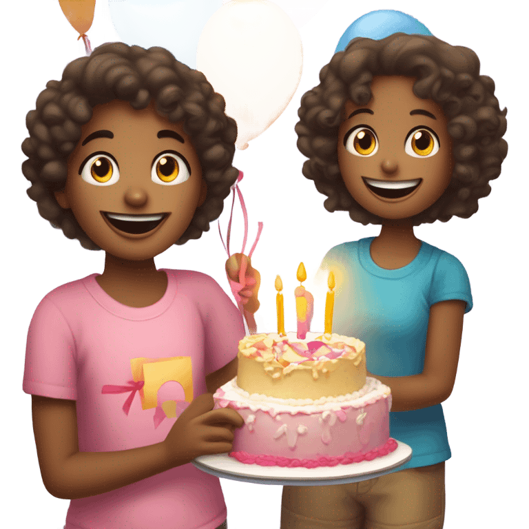 Thank you mommy for sister , birthday  emoji