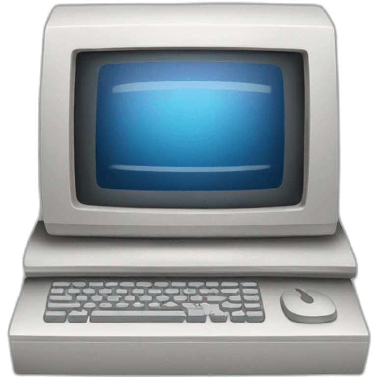 The computer on which the image is depicted Illustrator emoji