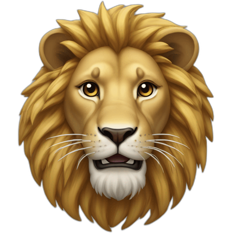 Lion sur l’eau emoji