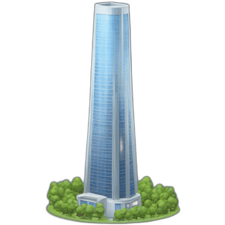 world strate center tower emoji