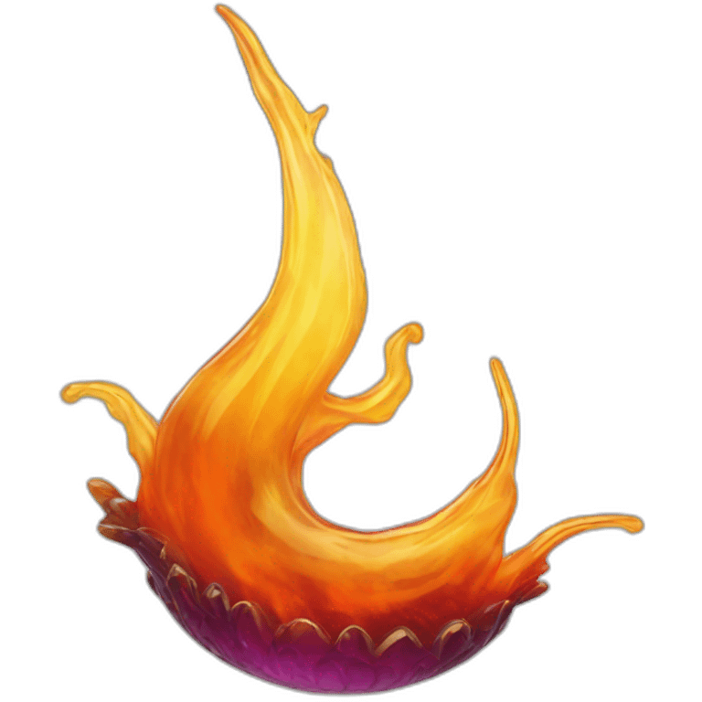 Dracaufeu verre emoji