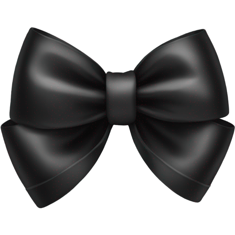 Black bow emoji