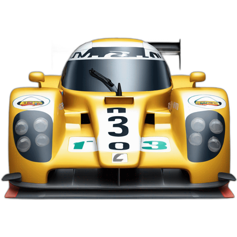 Le mans race car emoji