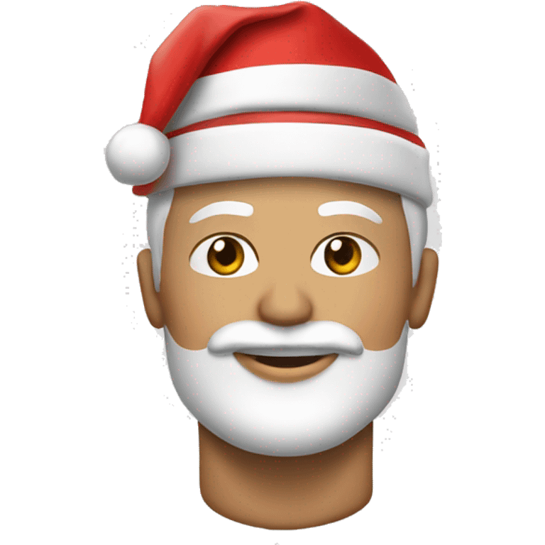 cristiano ronaldo with santa hat emoji