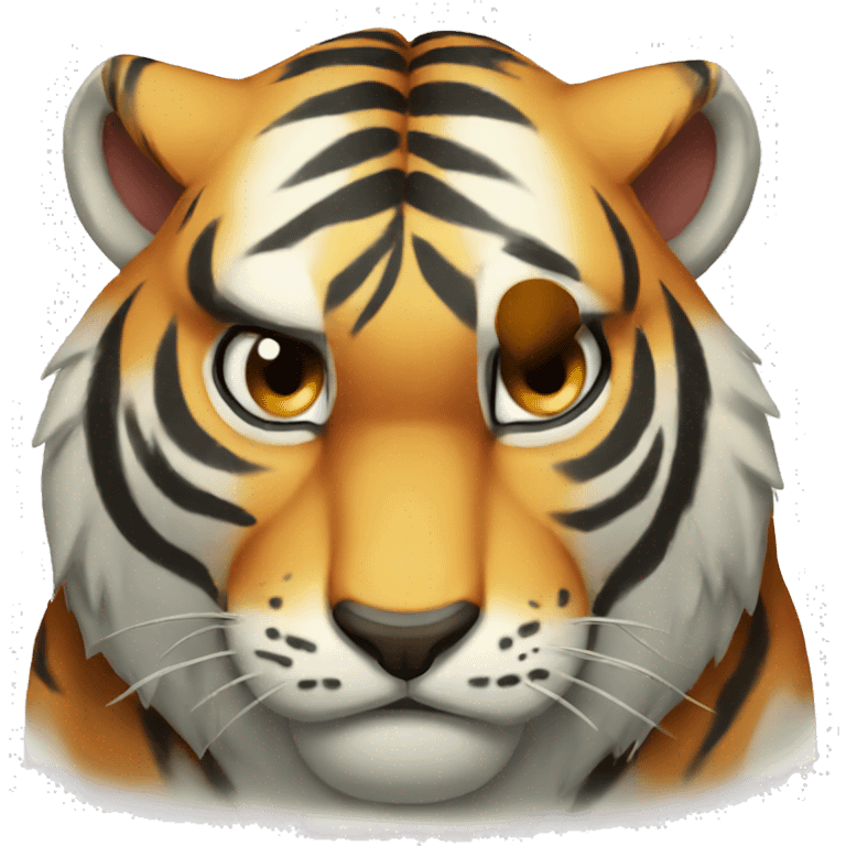 tiger crying emoji