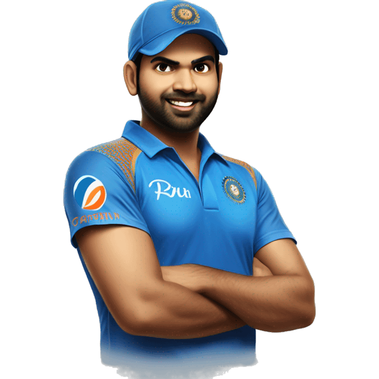 rohit sharma as captain india emoji