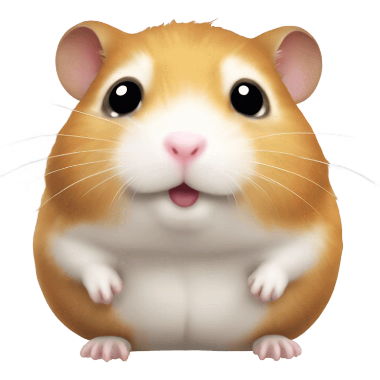 Hamster with big cheeks emoji