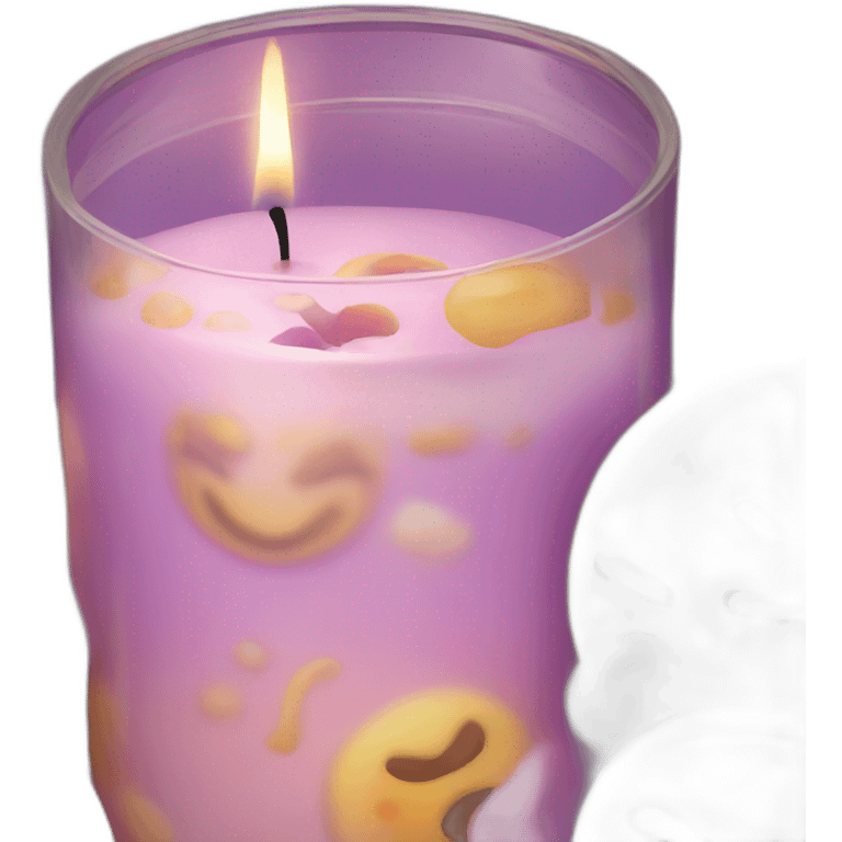 Scented candle in jar emoji