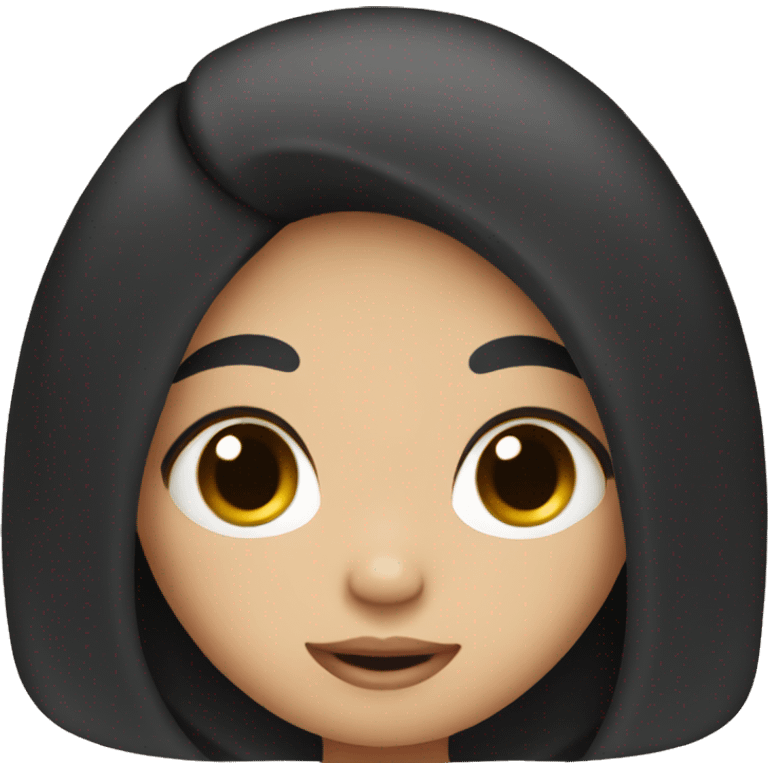 girl with black hair and asian skin pregnant  emoji