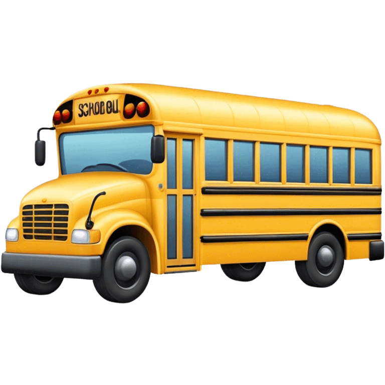 Yellow school bus  emoji