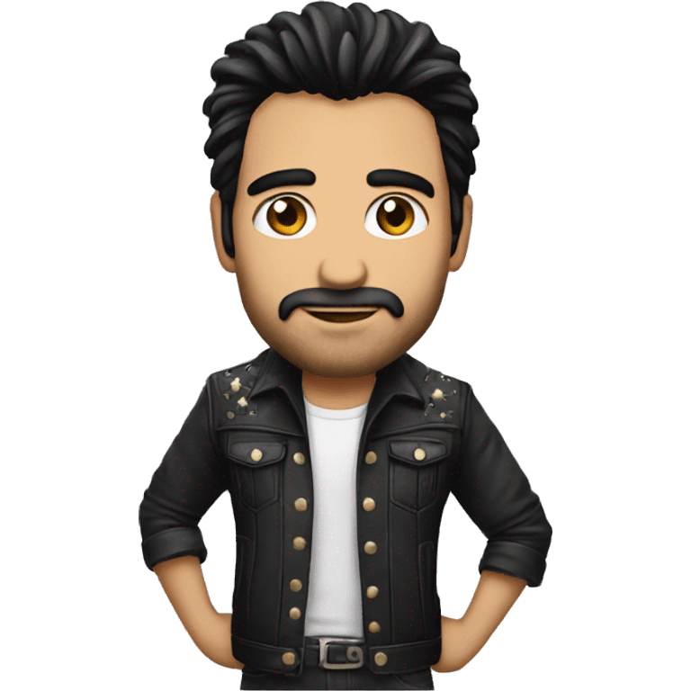 hombre rubio rockstar emoji