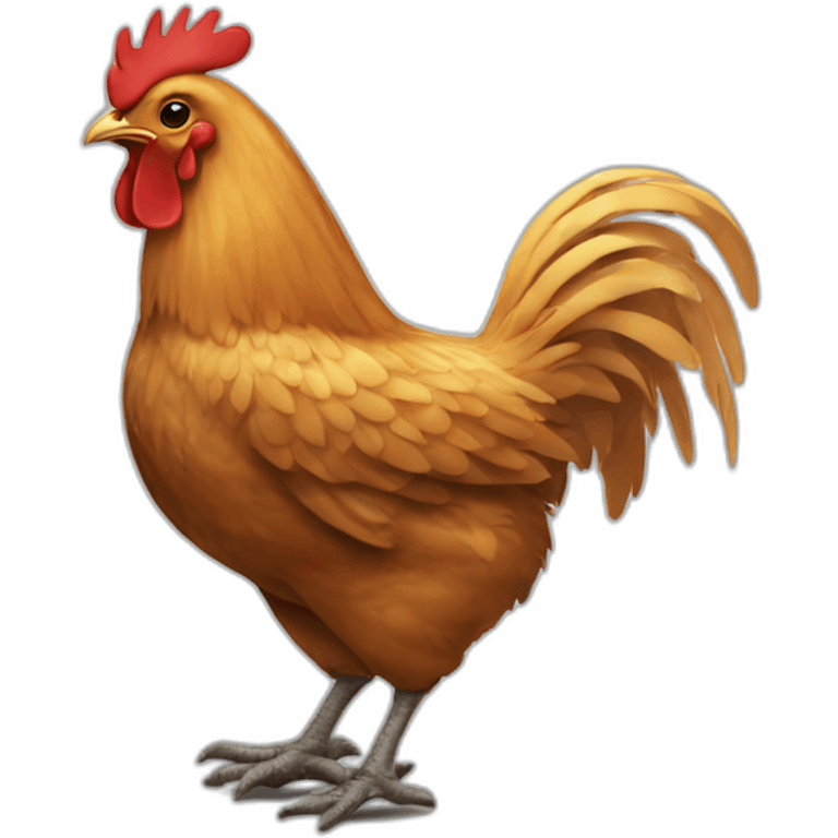 Chicken-with-tyres emoji